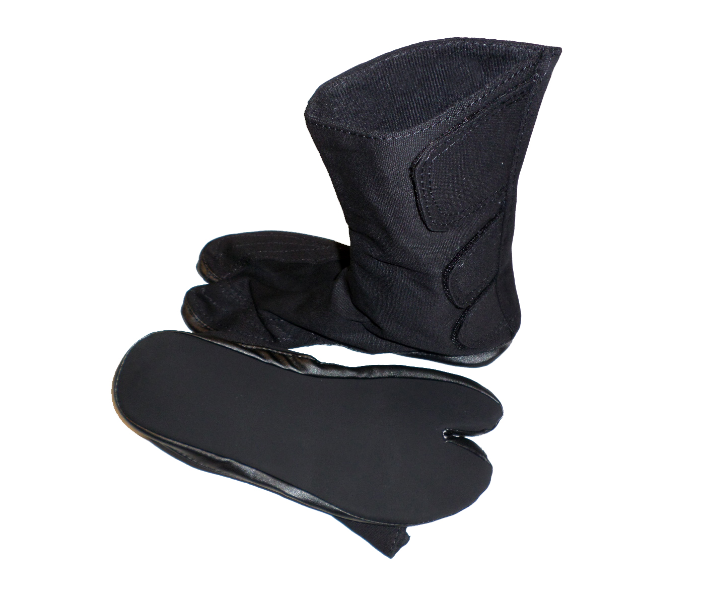 Indoor Tabis schwarz mit langem Schaft 45