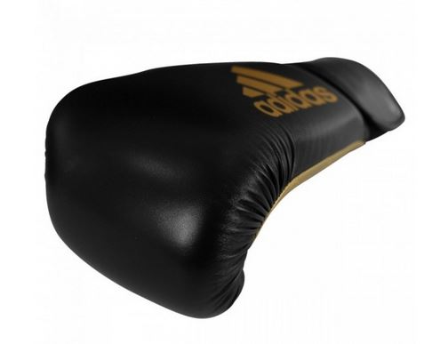 adidas Boxhandschuhe Hybrid 50, schwarz/gold, ADIH50 14 oz
