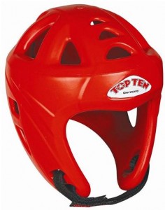 TOP TEN Kopfschutz Avantgarde rot L