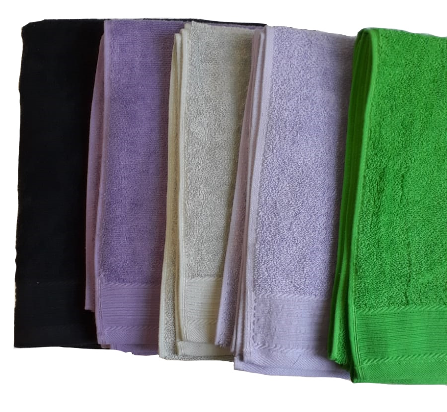 Handtuch mit Individuellen Text Violett Stick-Violett