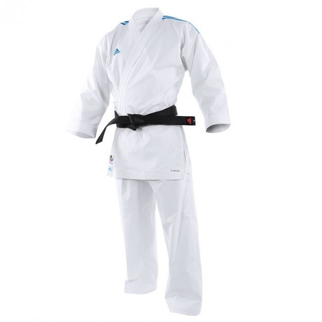 adidas Kumite Karateanzug adiLight mit Schulterstreifen Rot 195