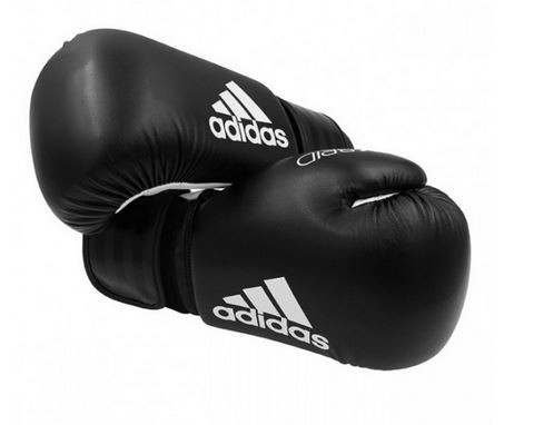 adidas Boxhandschuhe Hybrid 50, schwarz/weiß, ADIH50 14 oz