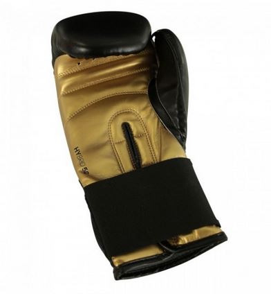 adidas Boxhandschuhe Hybrid 50, schwarz/gold, ADIH50 14 oz
