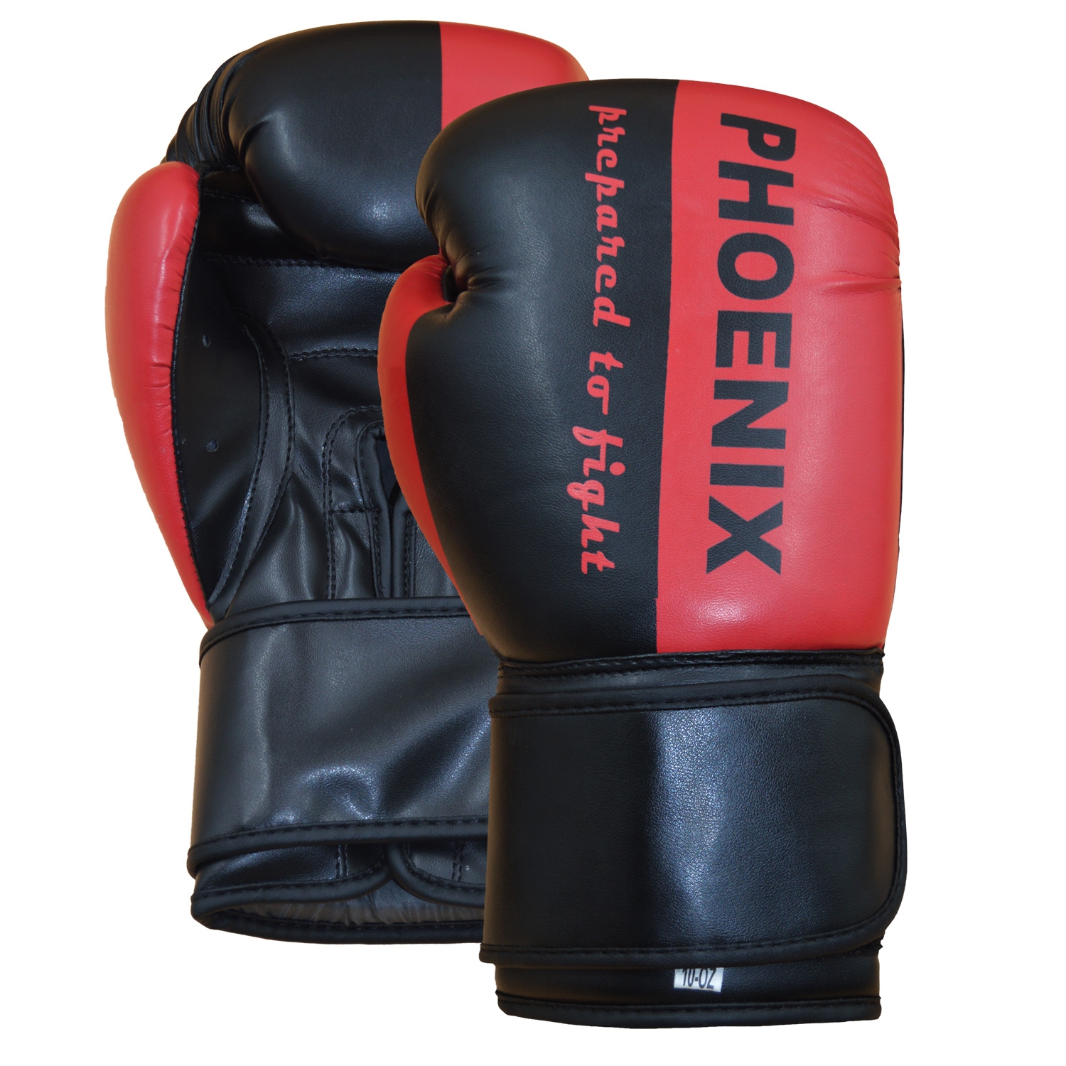 Junior Boxhandschuhe prepared to fight schwarz-rot 16 oz