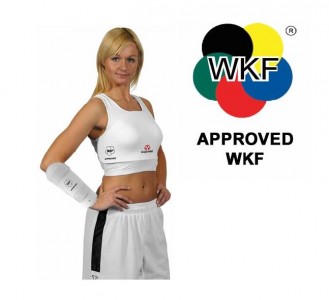 HAYASHI Unterarmschutz WKF weiß