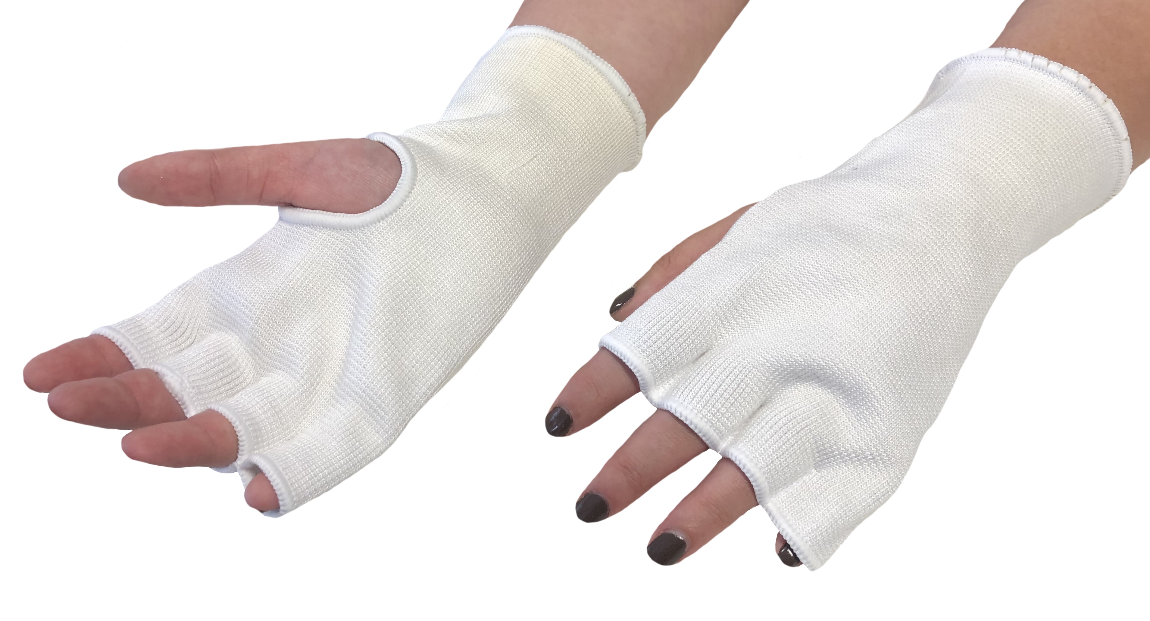 Innen-Boxhandschuh / Schlupfbandagen weiß XL