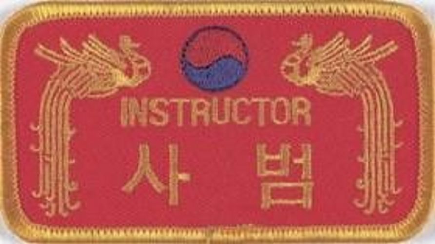 Aufnäher Dragon Instructor rot / Patch