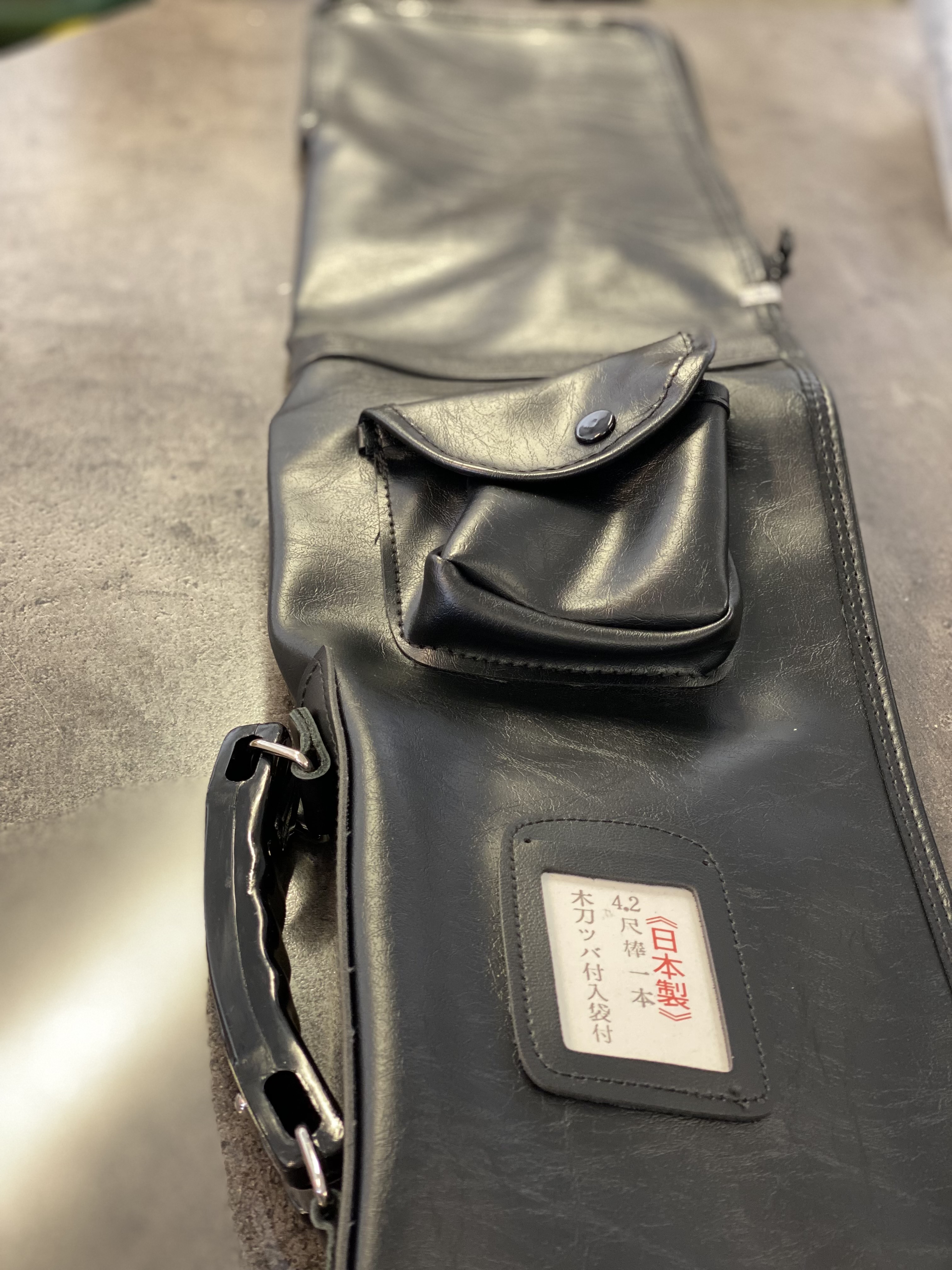 Aikido Waffentasche Deluxe Leder Japan