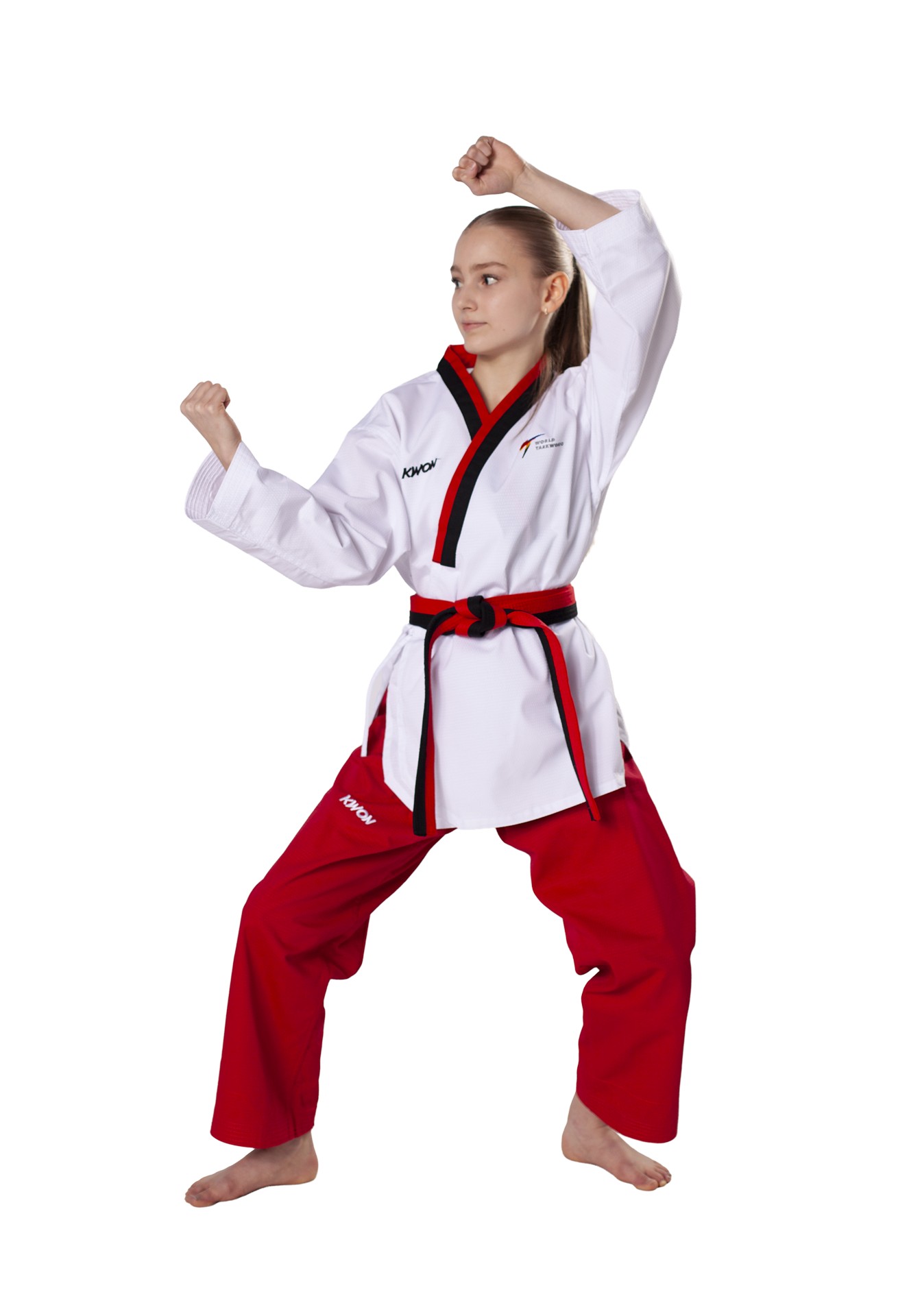 KWON (R) Taekwondo Poomsae Anzug Jugend weiblich WT 150