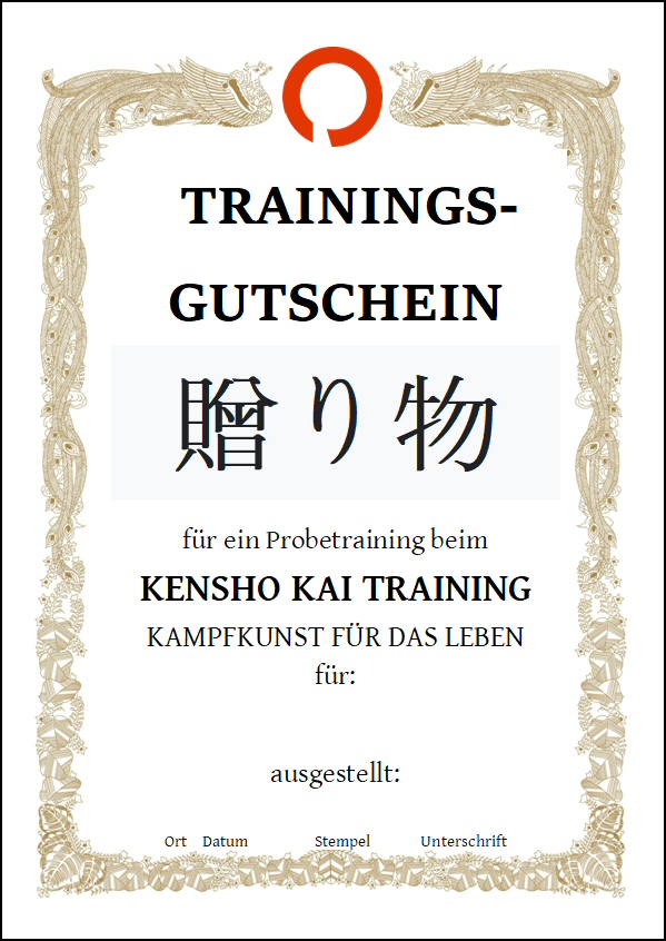 Kensho-Kai Trainingsgutschein (20 St.)