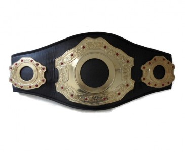 Championgürtel Metallplatte gold (C-002)