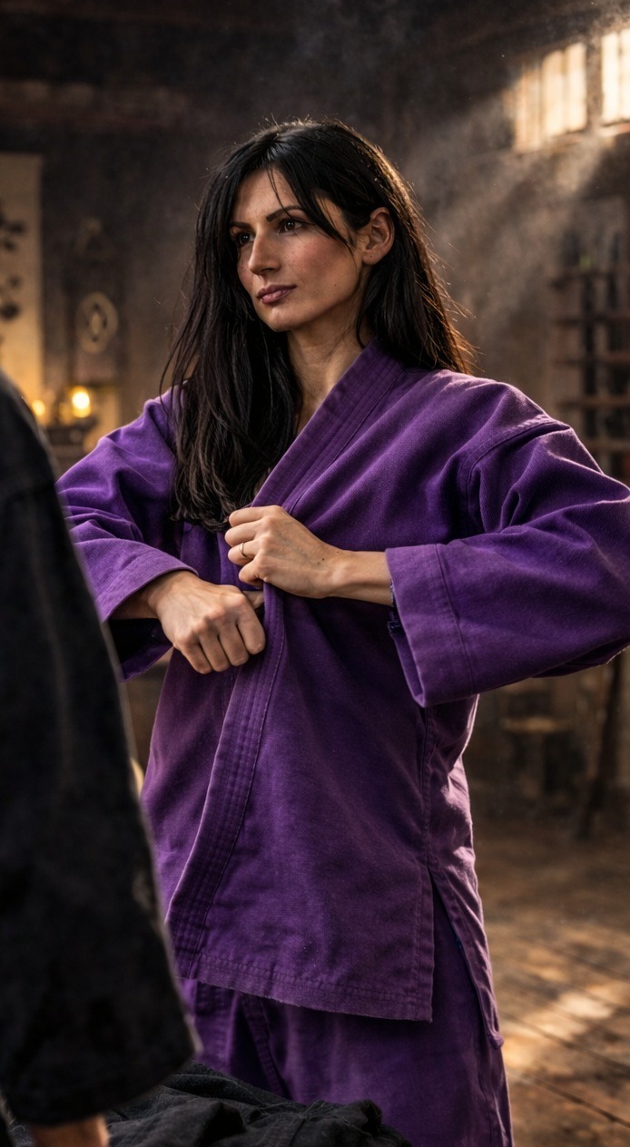 Budo Karateanzug Purple Gi