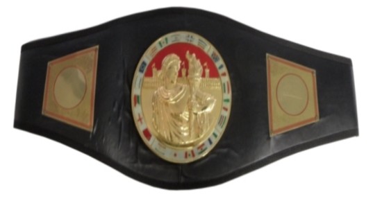 Championgürtel Metallplatte Olymp (C-010)