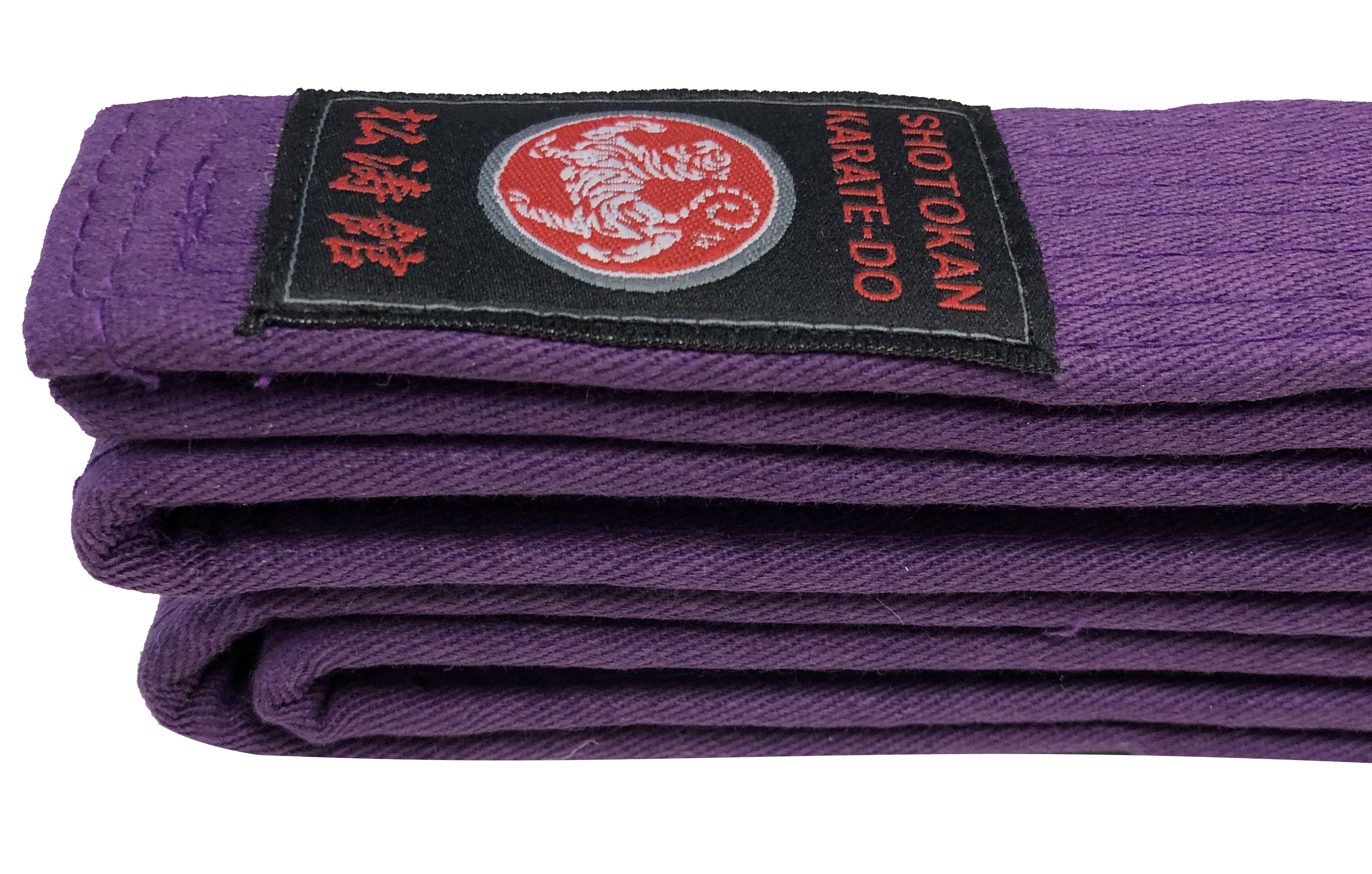 Shotokan Karategürtel Silver Edition 100 % Cotton violett 400