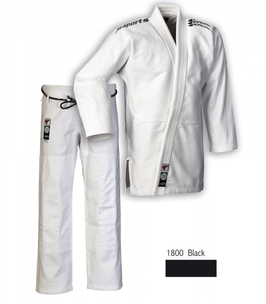 Ju Jutsu Anzug "Pearl Pure" Color Schulterstick A6 gold