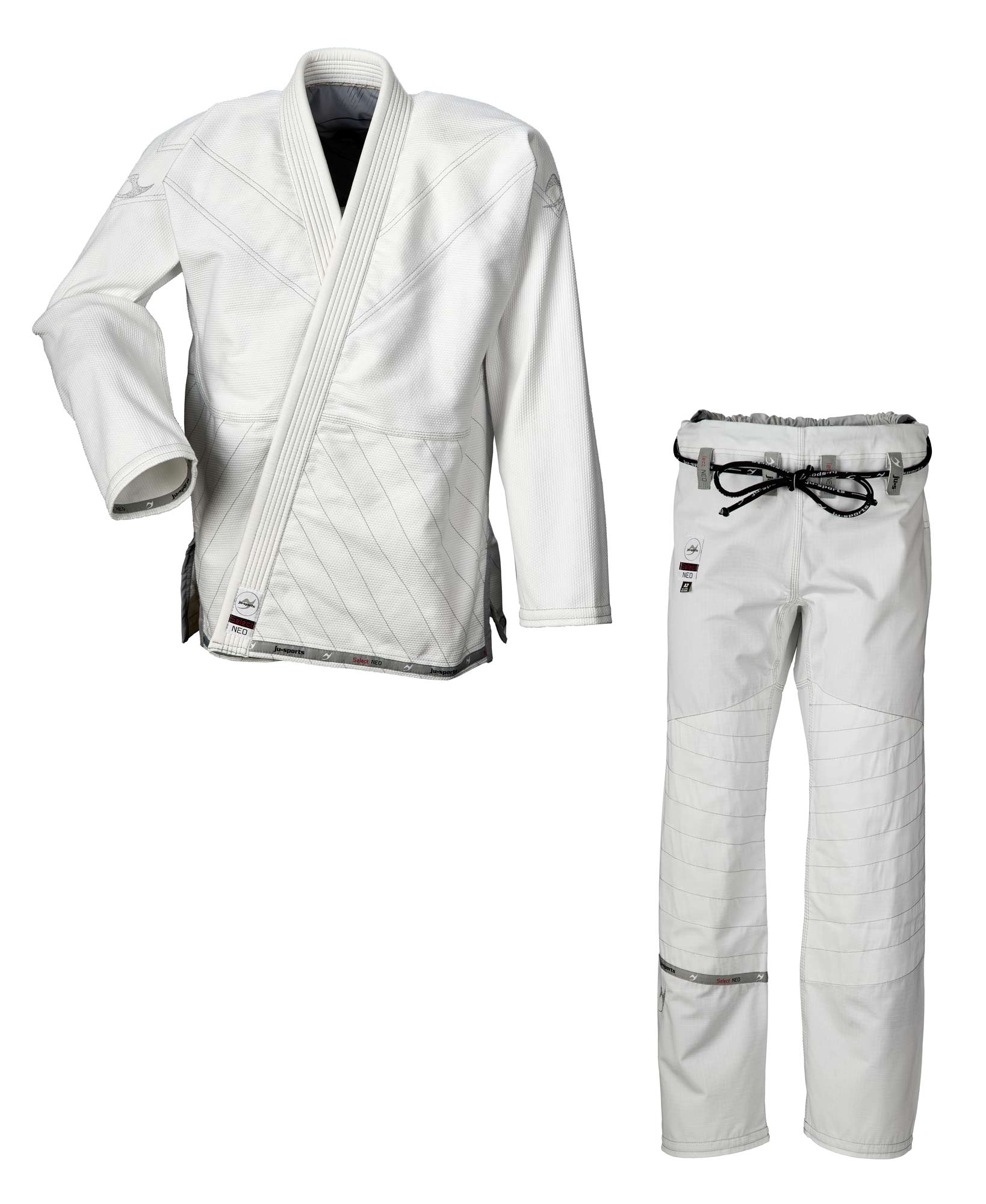 BJJ Anzug Select Neo Anzug (schwarze Jacke, weiße Hose) A5 (ab 190 cm)