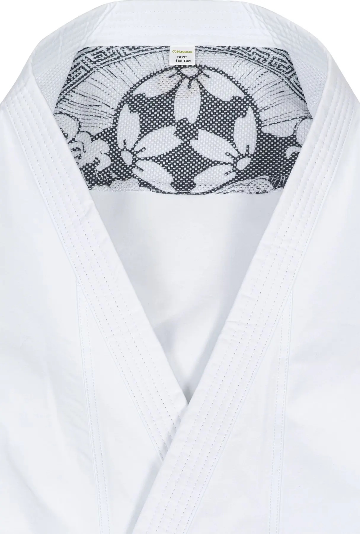 HAYASHI Karate-Gi "Jingu" weiß, Damenschnitt Blau-185cm