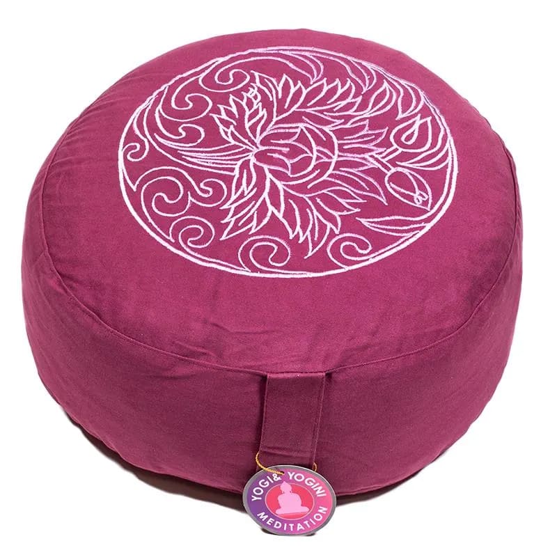 Meditationskissen Aubergine