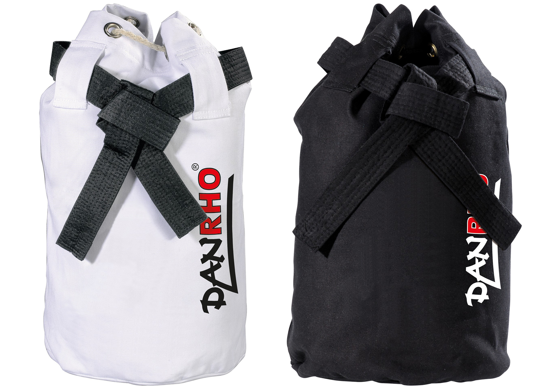 Danrho (R) Canvas Sprttasche / Sportbeutel SCHWARZ-Karate