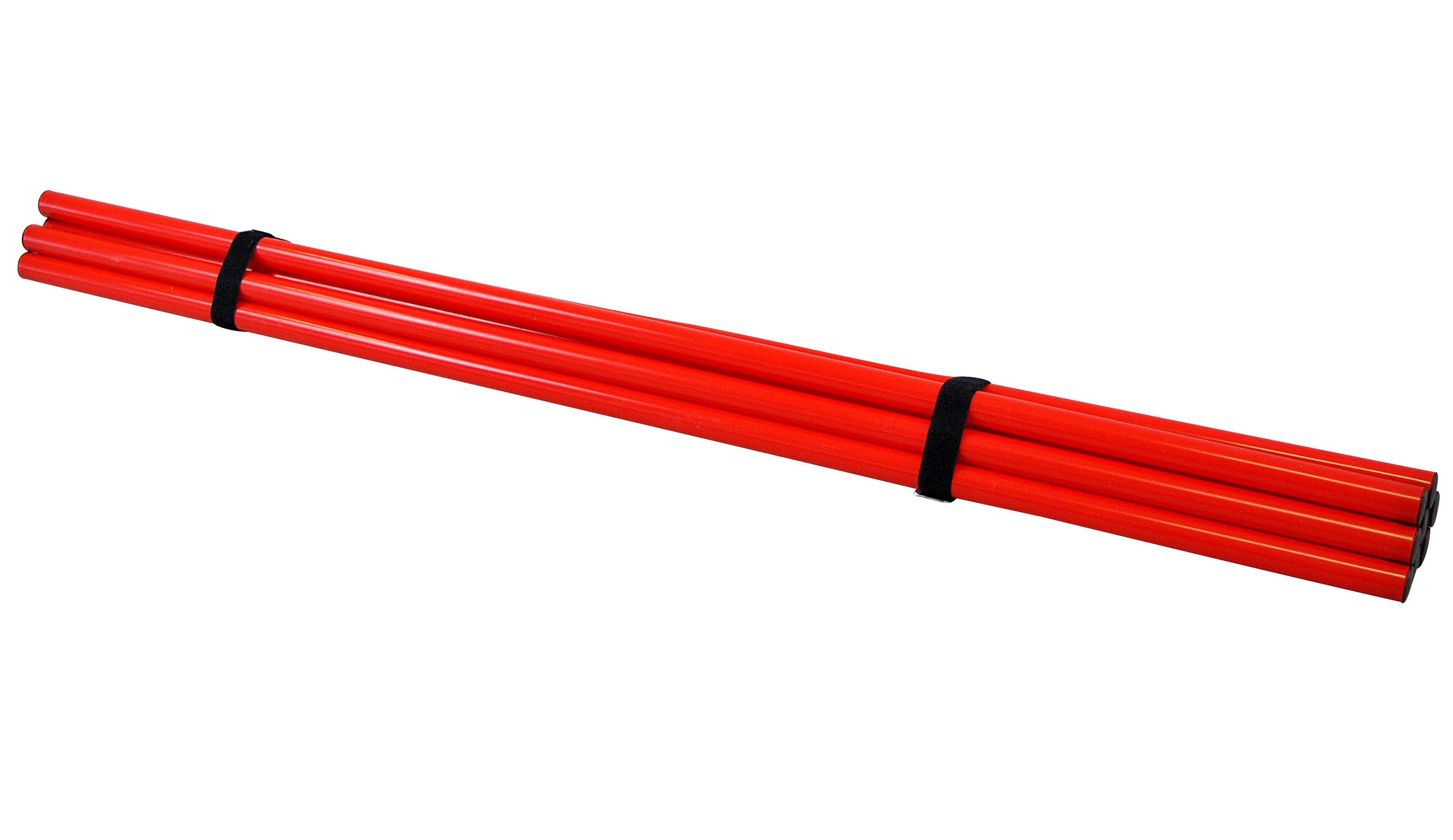 Trainingsstangen-Set, 8 Stück, 120 cm rot