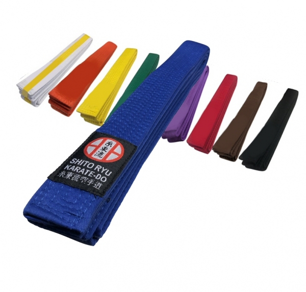 Shito-Ryu Karategürtel Einzelstücke SALE % Blau 300