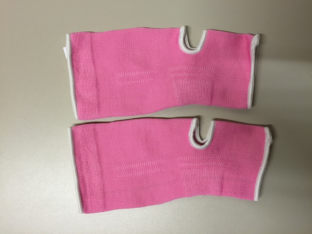 Knöchelbandage pink-weiß