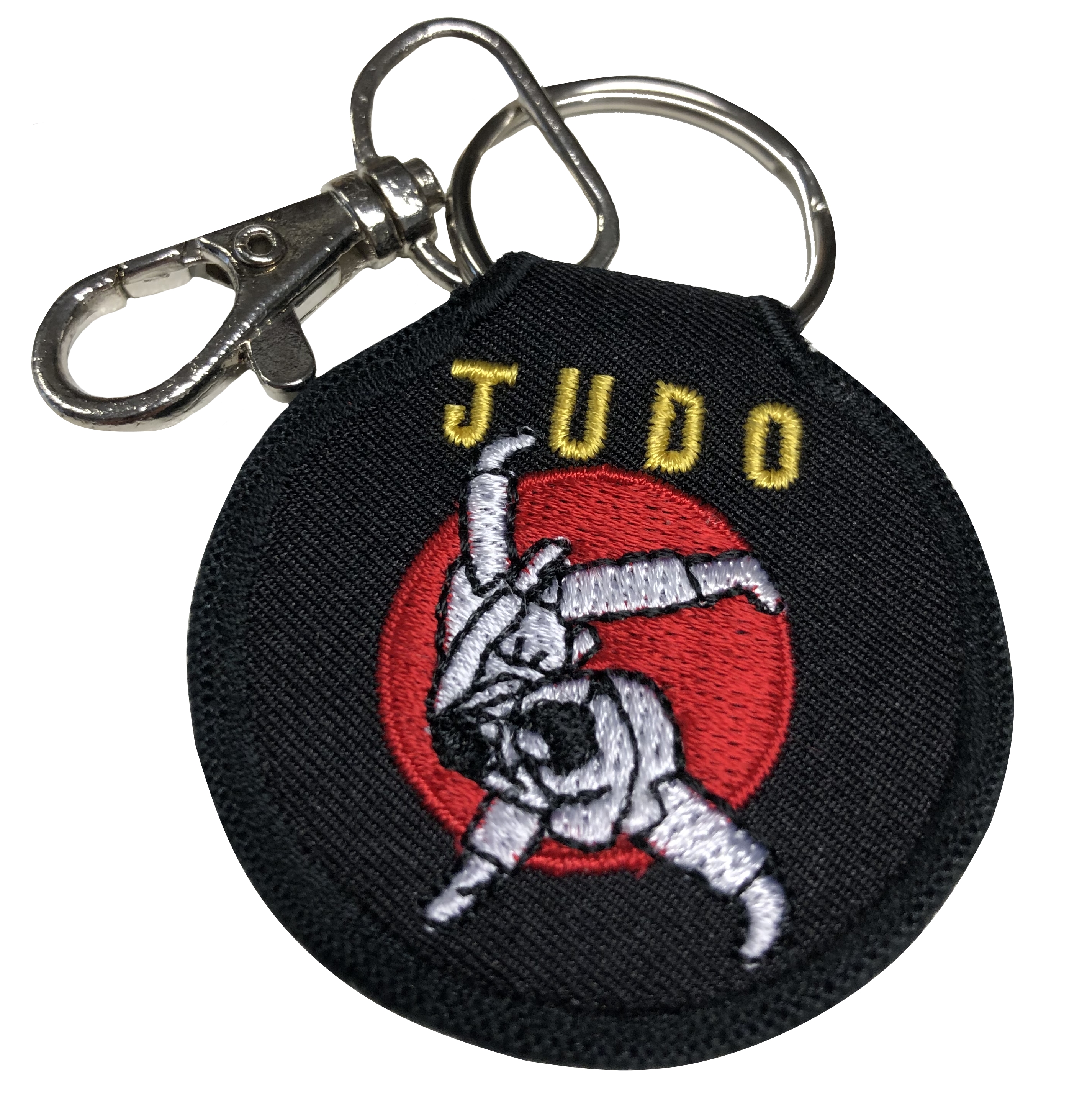 Schlüsselanhänger Judo gestickt