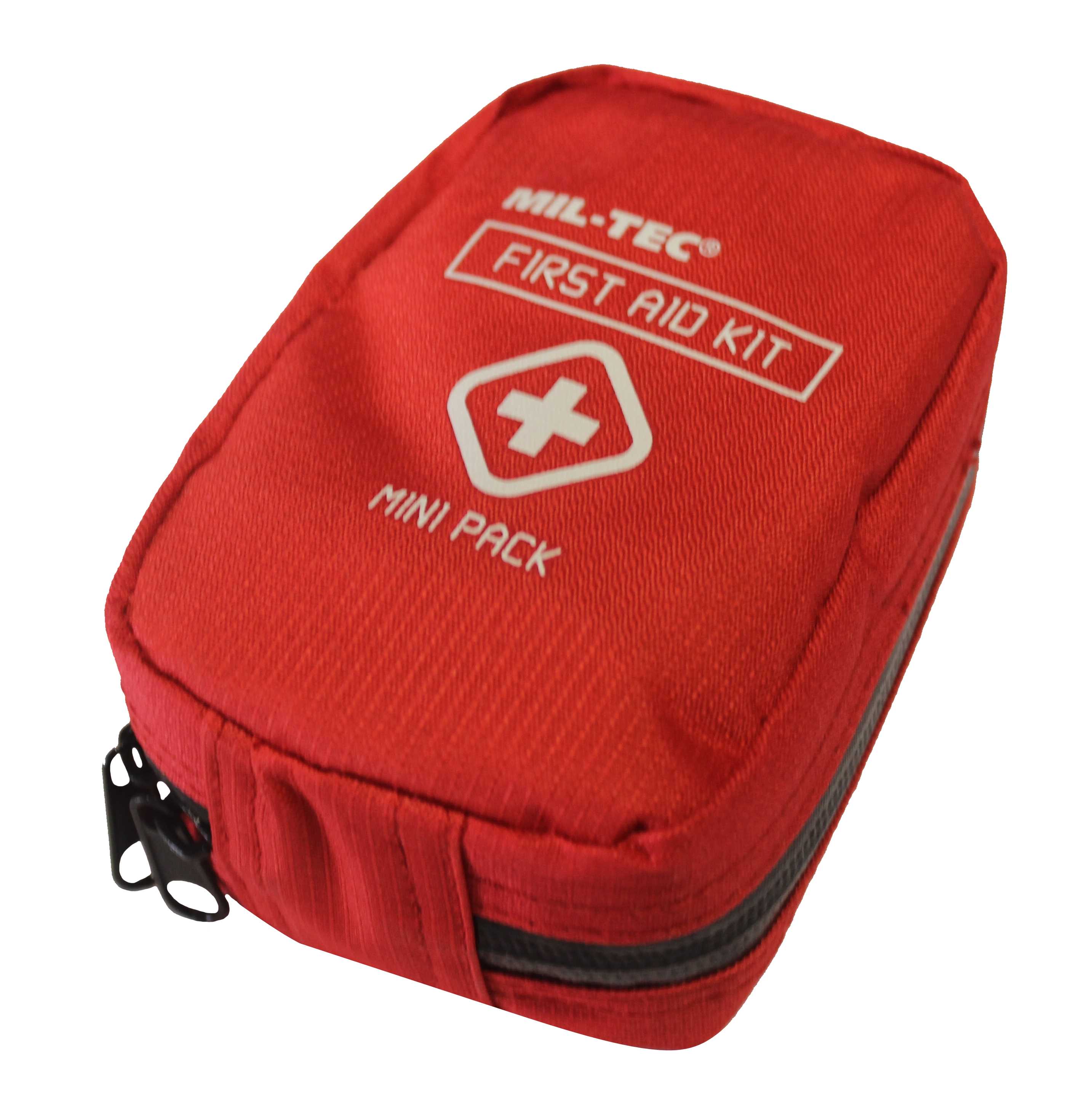 Erste Hilfe Mini Pack mit Gürtelschlaufe / Druckknopf rot