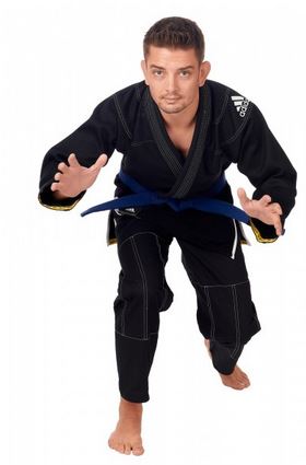adidas BJJ Anzug "Challenge 2.0" schwarz JJ350BK A3 = ca. 190