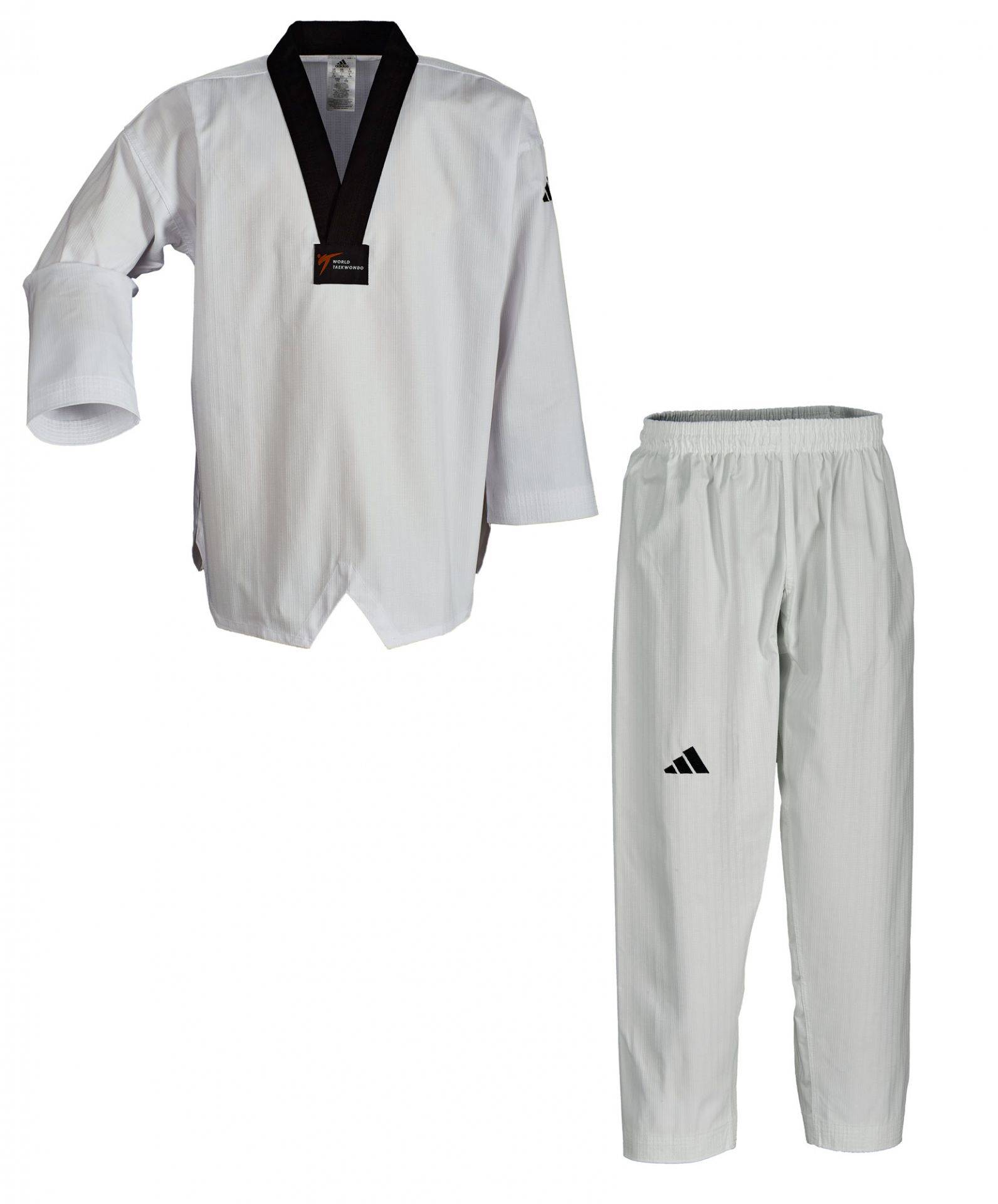 Adidas Taekwondo Anzug ADI Champ II mit schwarzem Revers 210cm