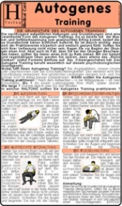 Medizinische Karte A5: Autogenes Training 1513