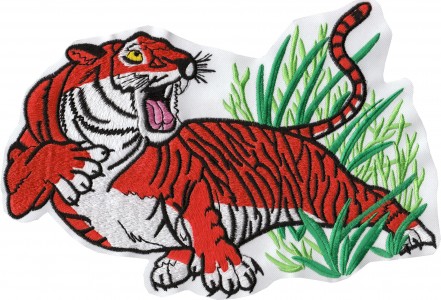Tiger Schleichen Aufnäher extra