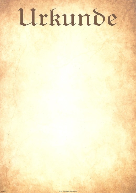 Urkunde Traditionell antik II