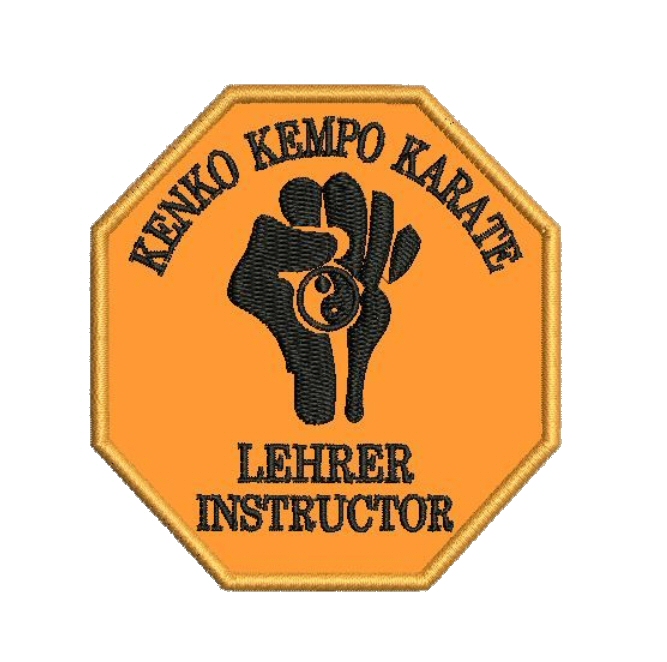 Aufnäher Kenko Kempo Karate Lehrer / Instructor