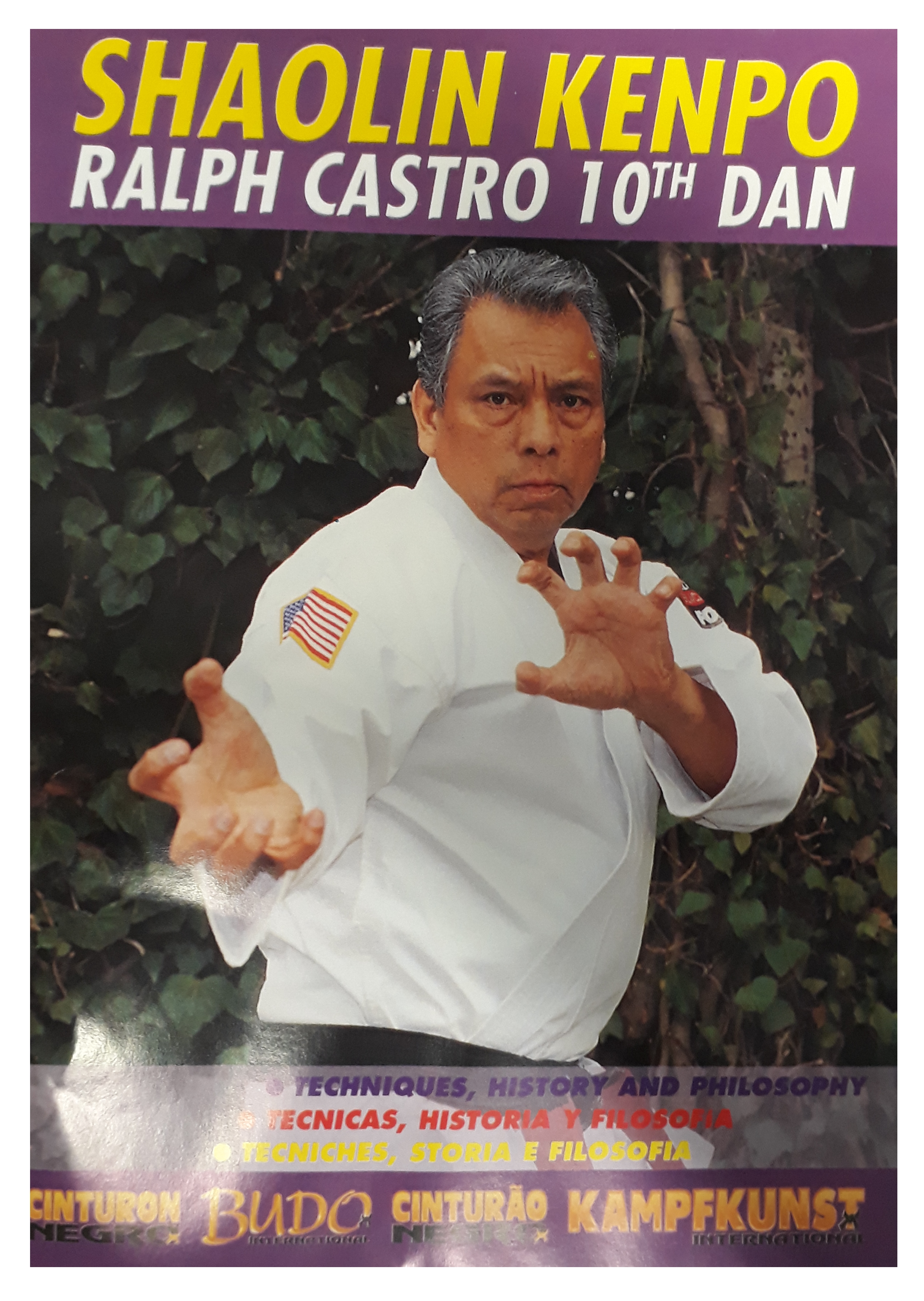 DVD Shaolin Kenpo - Ralph Castro 10th Dan