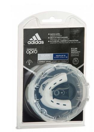 adidas Zahnschutz OPRO Silver, white ADIBP32