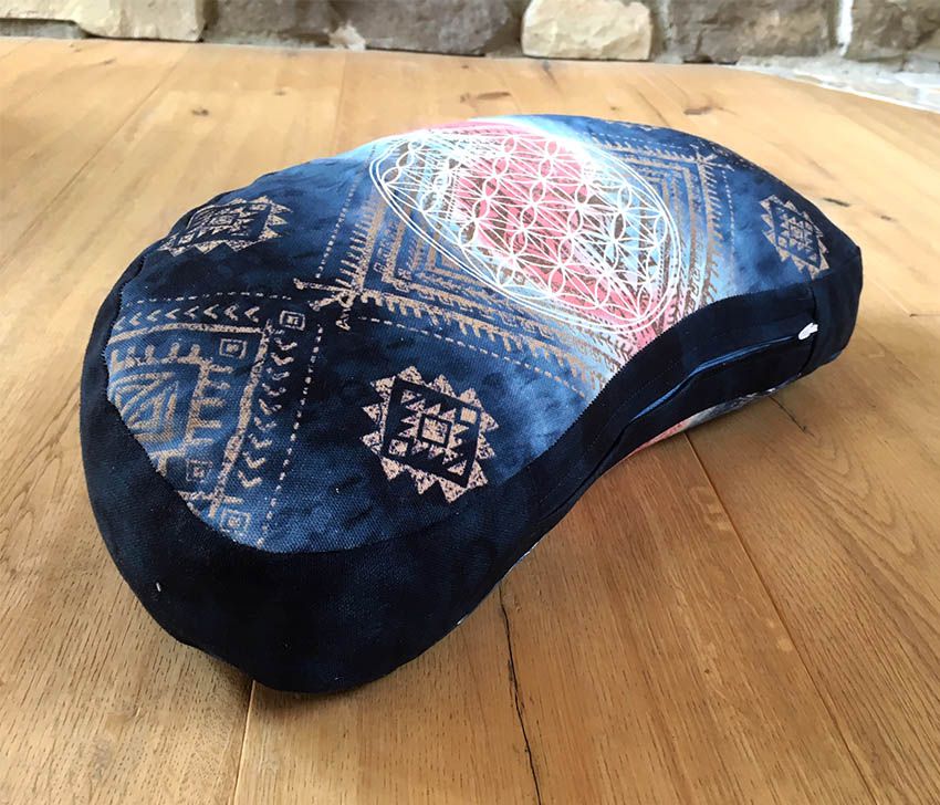 Meditationskissen Halbmondkissen