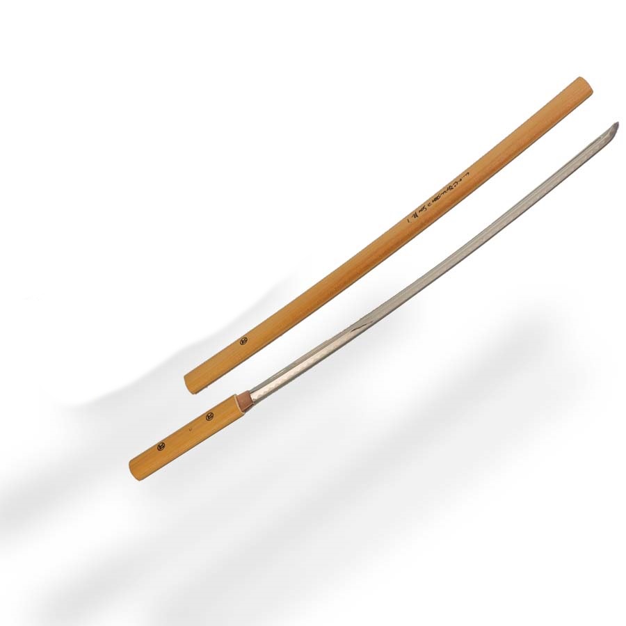Katana mit Metallklinge in Holzscheide ca. 100cm