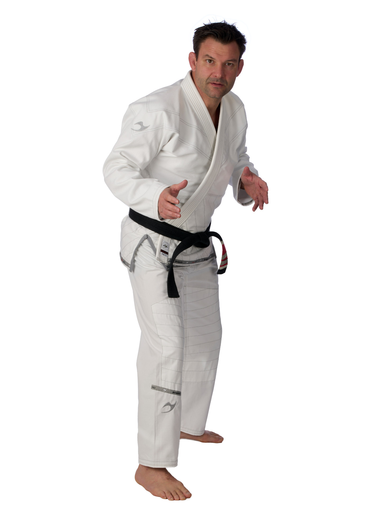 BJJ Anzug Select Neo Anzug (schwarze Jacke, weiße Hose) A5 (ab 190 cm)