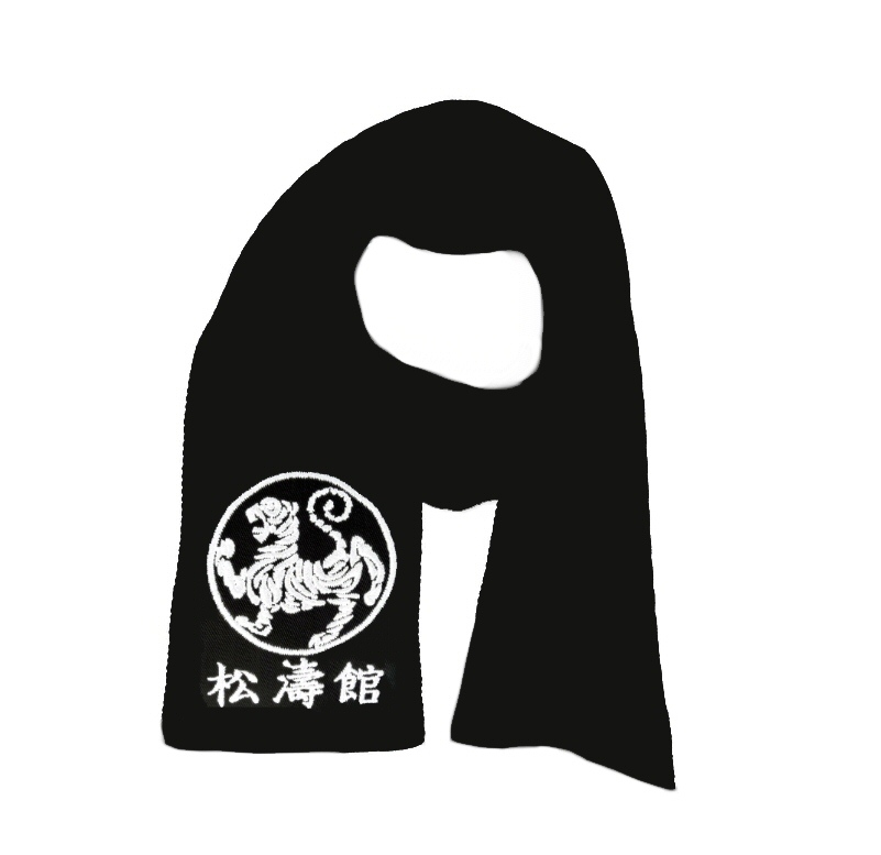 Shotokan Tiger Schal bestickt