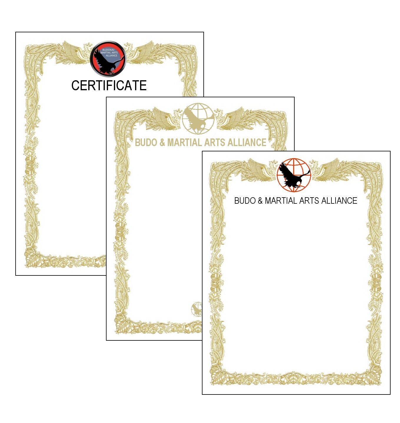 Budo & Martial Arts Alliance Urkunden Deluxe Unicolor 100-er Pack