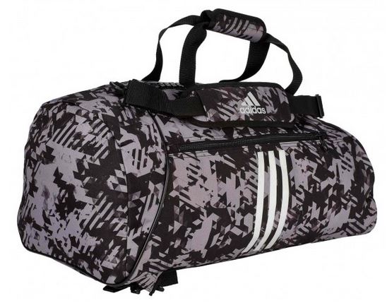 adidas 2in1 Bag "martial arts" black/camo silver Nylon, adiACC058 L