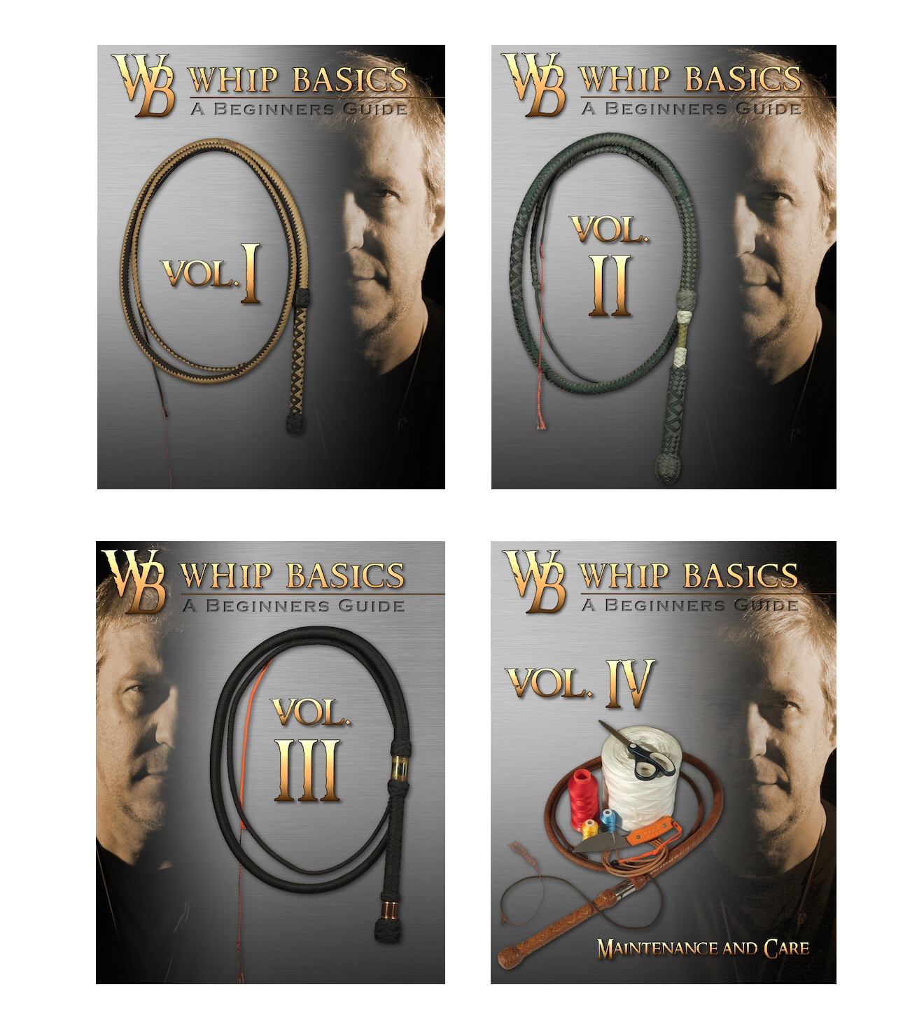DVD Set Whip Basics - A Beginners Guide Vol. 1 - 4
