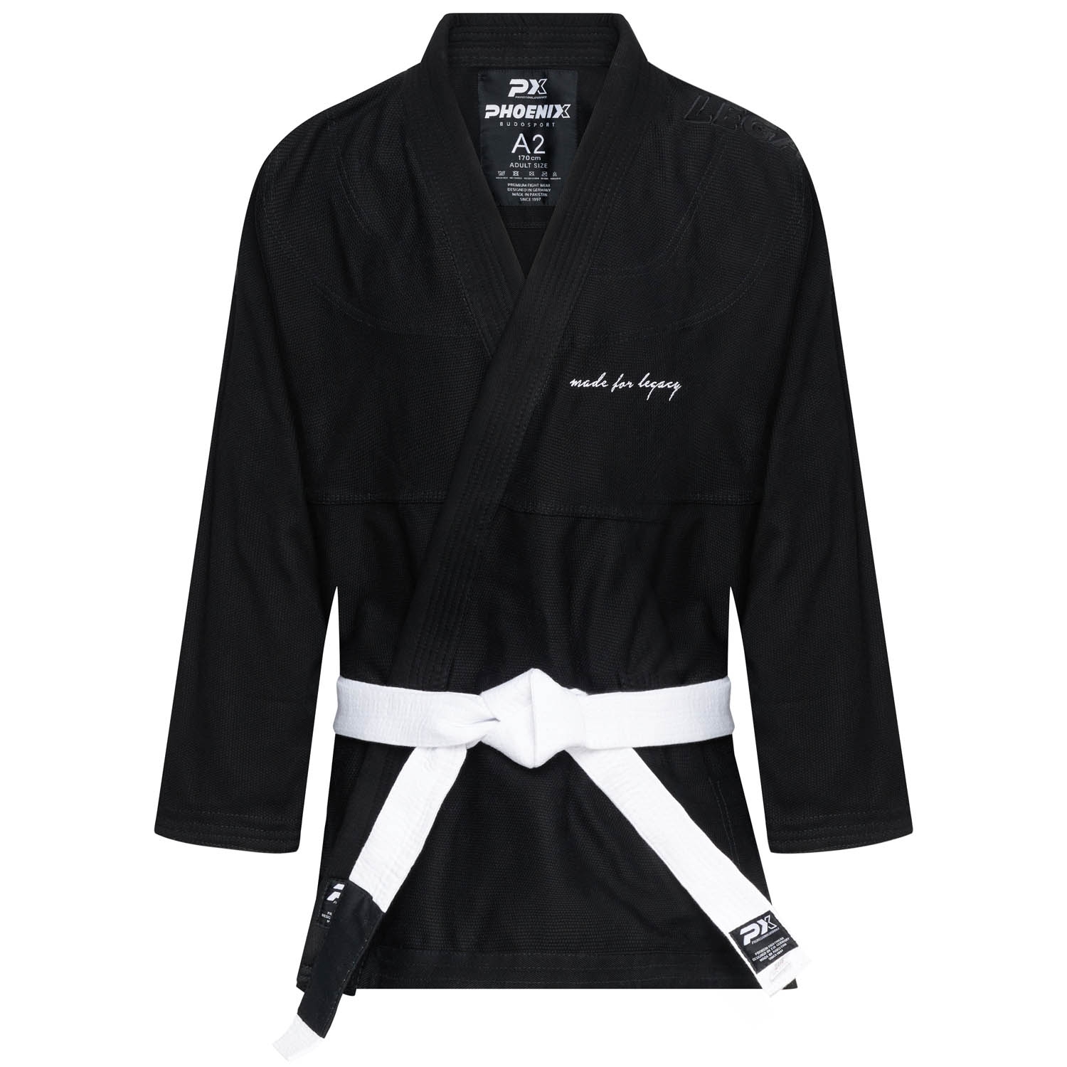 BJJ Brazilian Jiu Jitsu Anzug schwarz 190 / A4