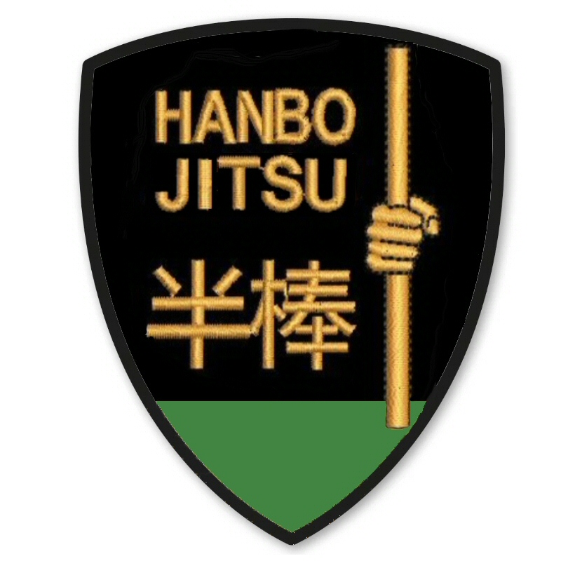 Hanbo Jitsu Aufnäher in Gürtelfarben schwarz