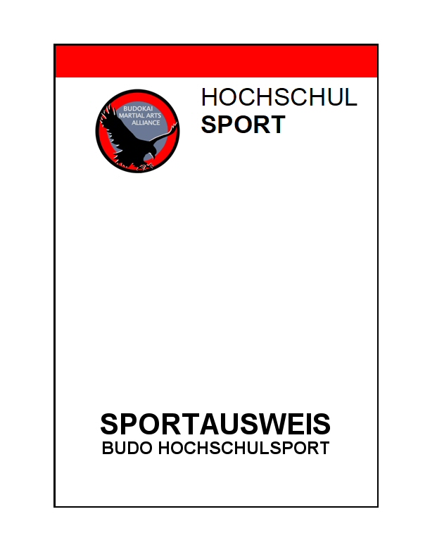 Budo Sportausweis Hochschulsport