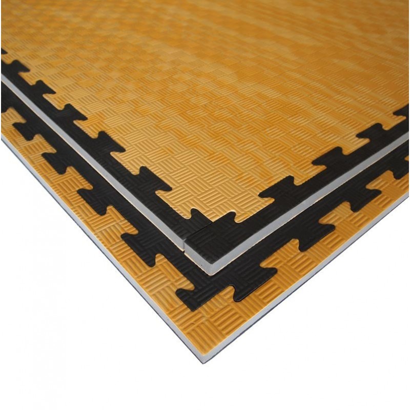 W20X Sportmatte, Wendematte / 100x100x2cm schwarz-braun