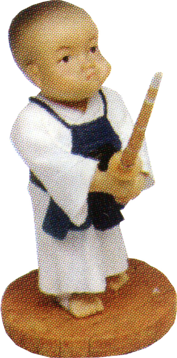 Kendo Figur (H924) 7,5 x 7,5 x 14cm