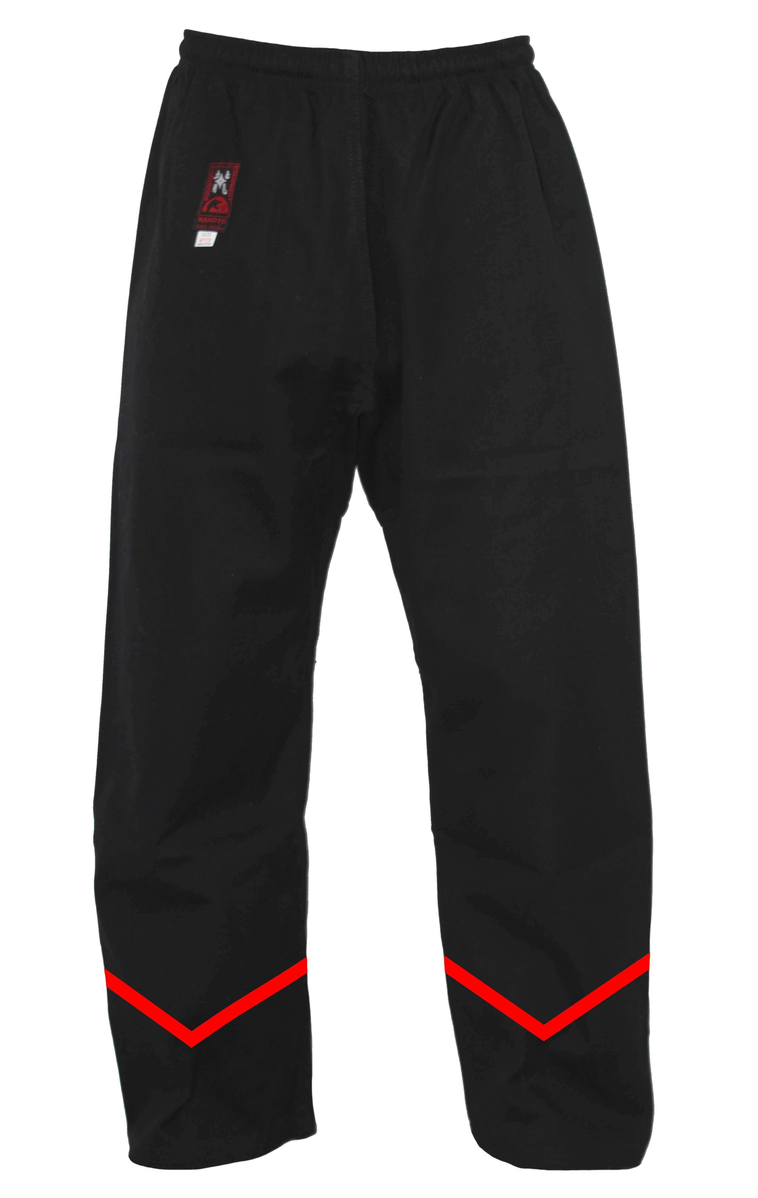 Wing Chun Hose, schwarz, Baumwolle ohne Bündchen am Hosenbein/200