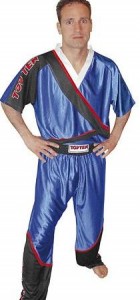 TOP TEN Uniform Kickboxen Fight Elite blau